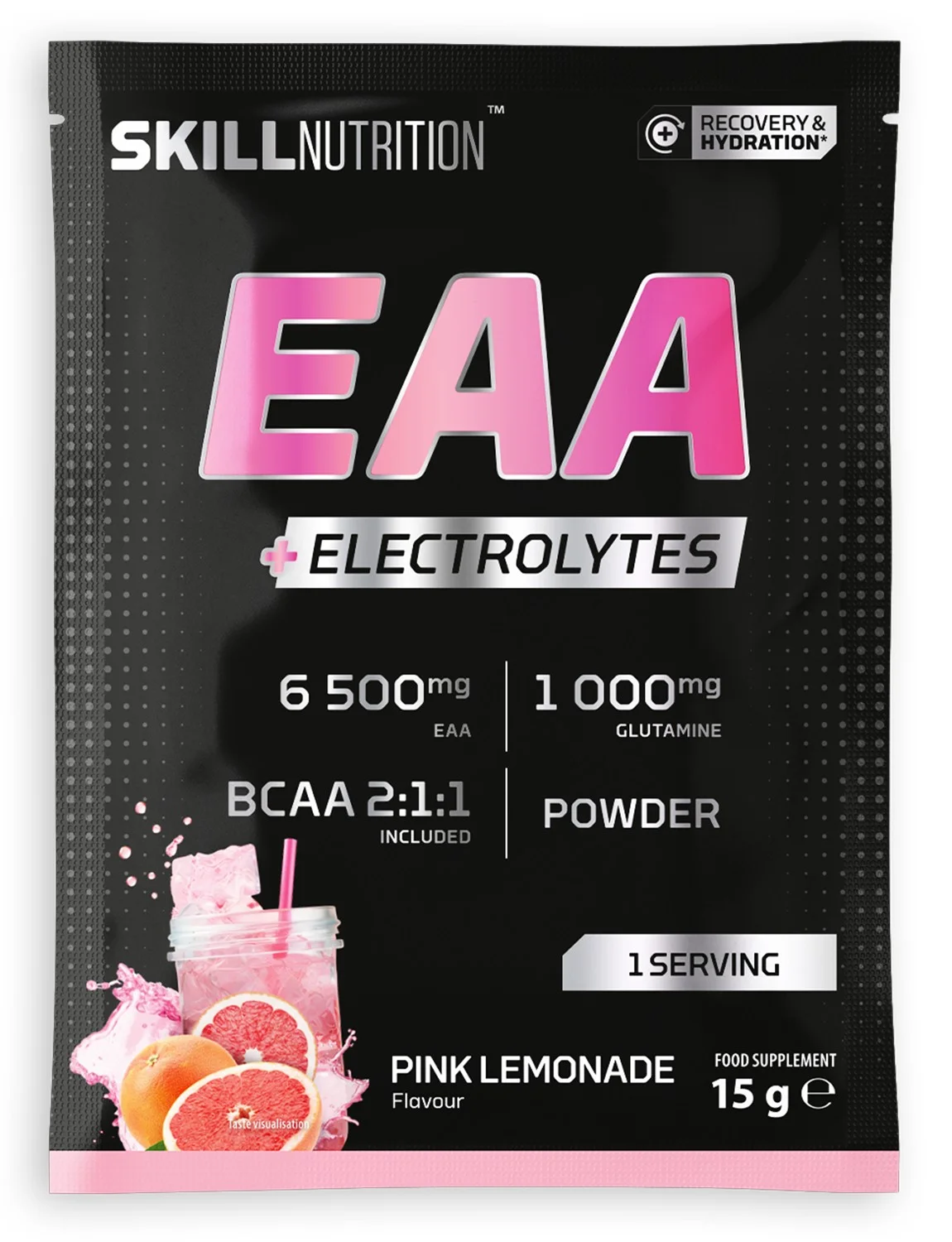 Skill Nutrition EAA + Electrolytes, Pink Lemonade