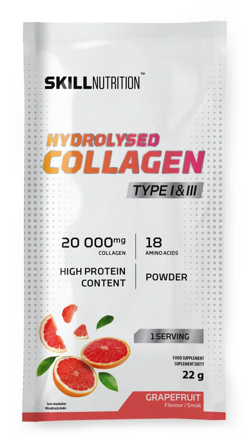 Skill Nutrition Hydrolysed Collagen Type I & III, Grapefruit