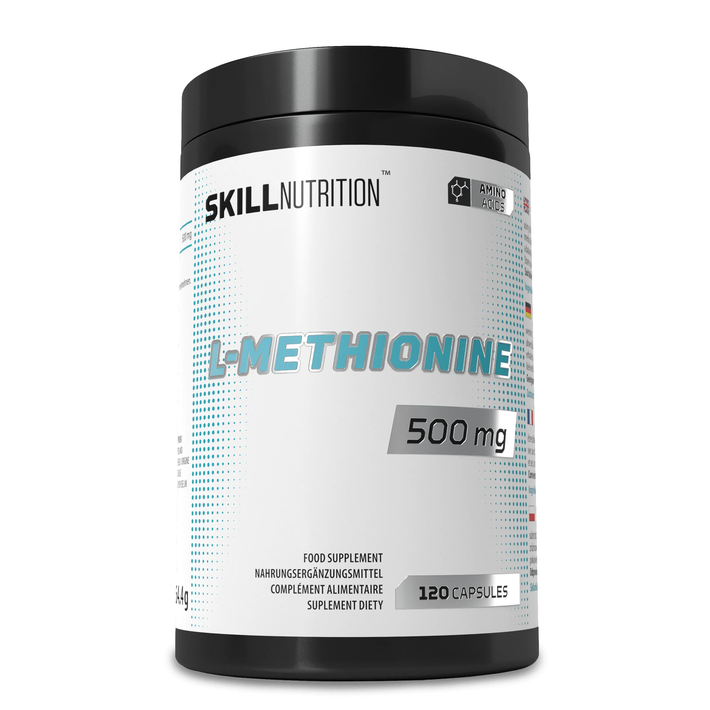 Skill Nutrition L-Methionine, 500mg