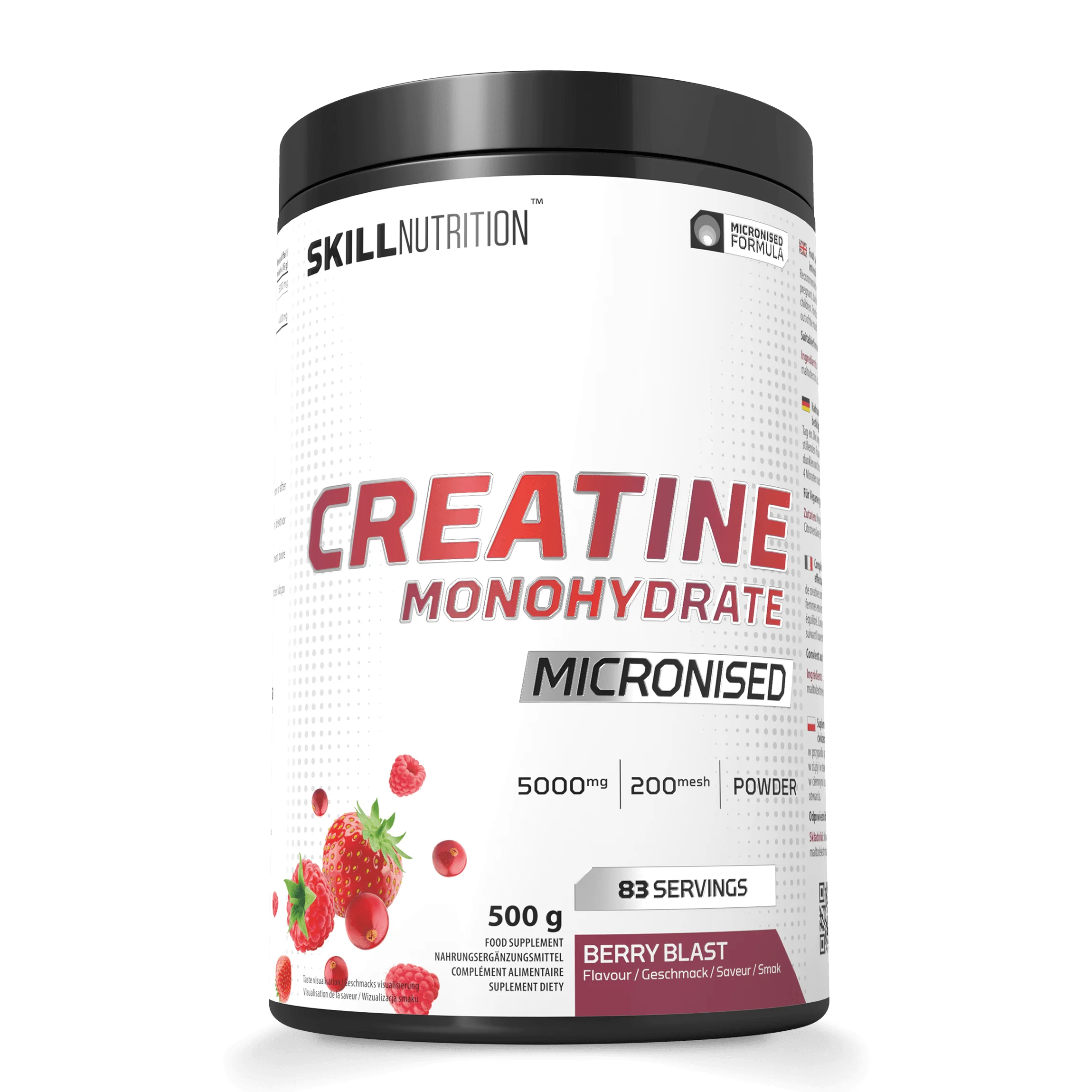 Skill Nutrition Micronised Creatine Monohydrate Flavoured