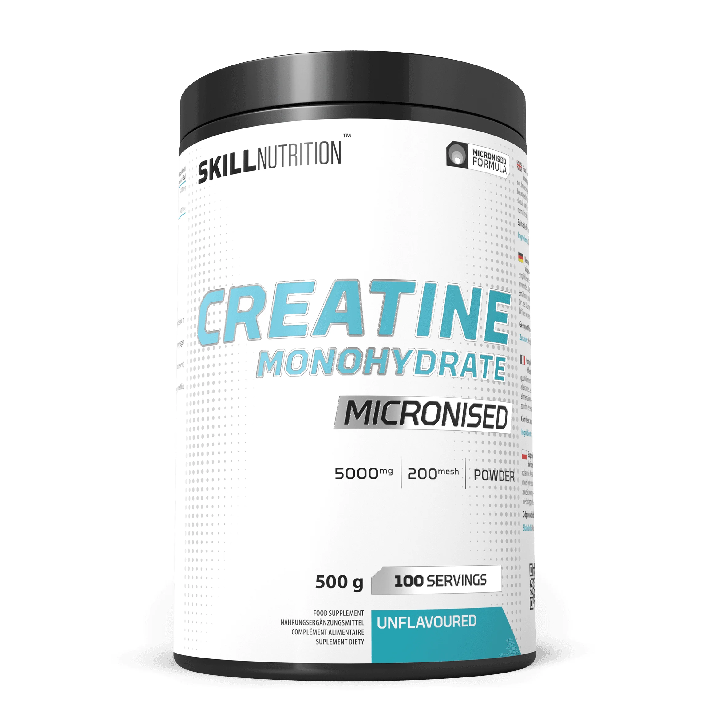 Skill Nutrition Micronised Creatine Monohydrate Unflavoured