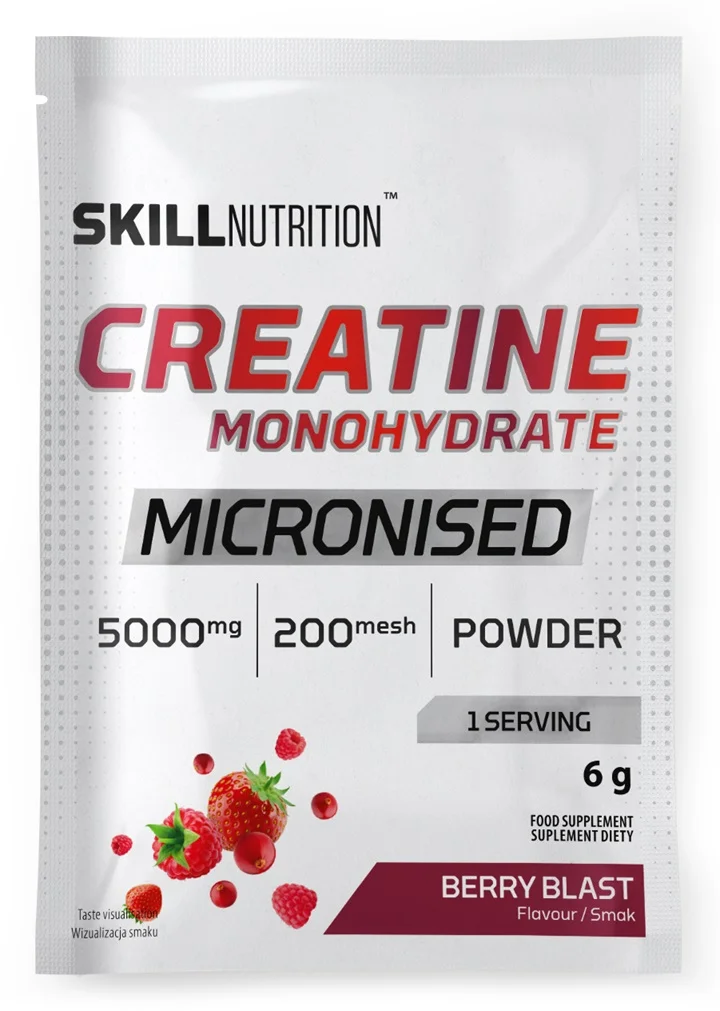 Skill Nutrition Micronised Creatine Monohydrate, Berry Blast