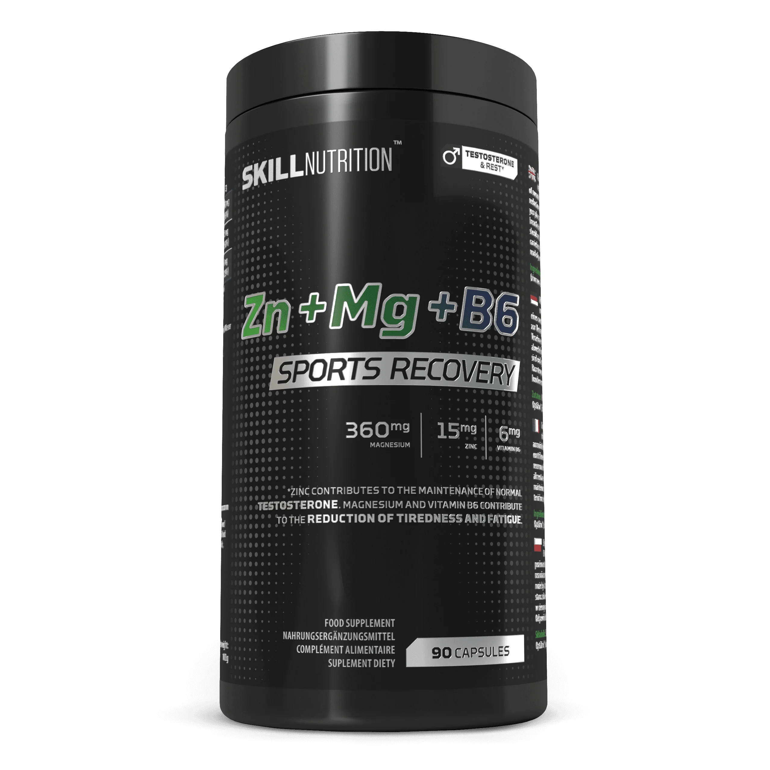 Skill Nutrition Zn + Mg + B6, Sports Recovery