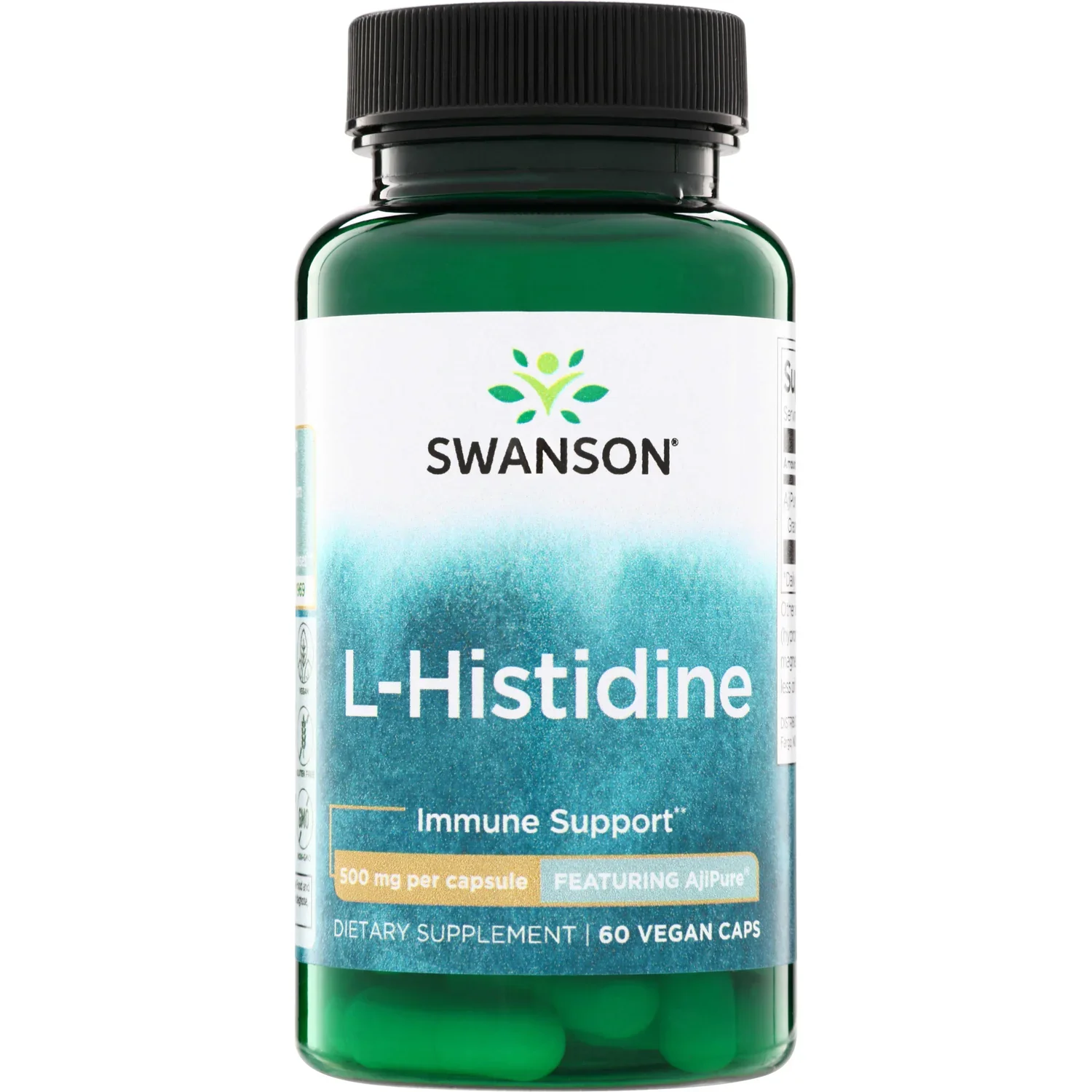 Swanson AjiPure L-Histidine, 500mg