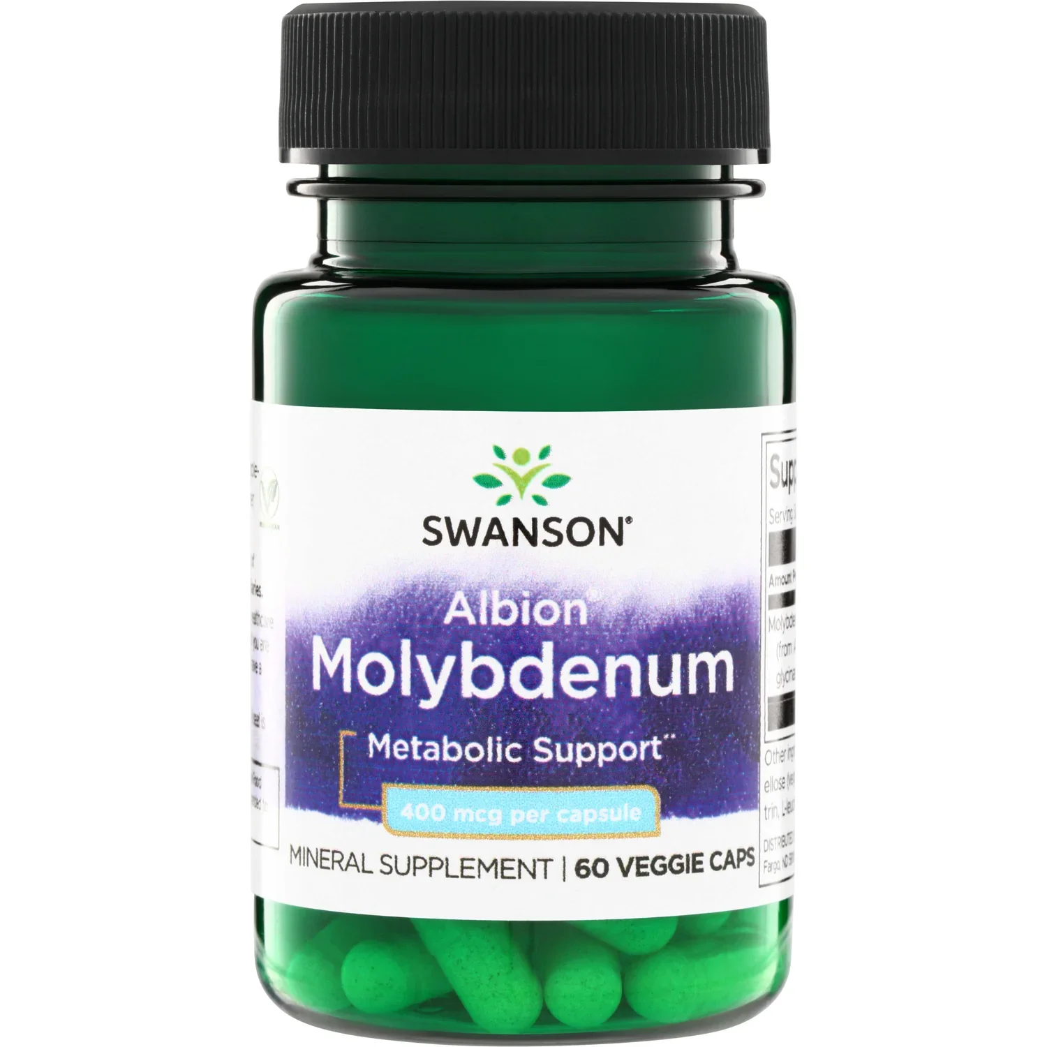 Swanson Albion Molybdenum, 400mcg