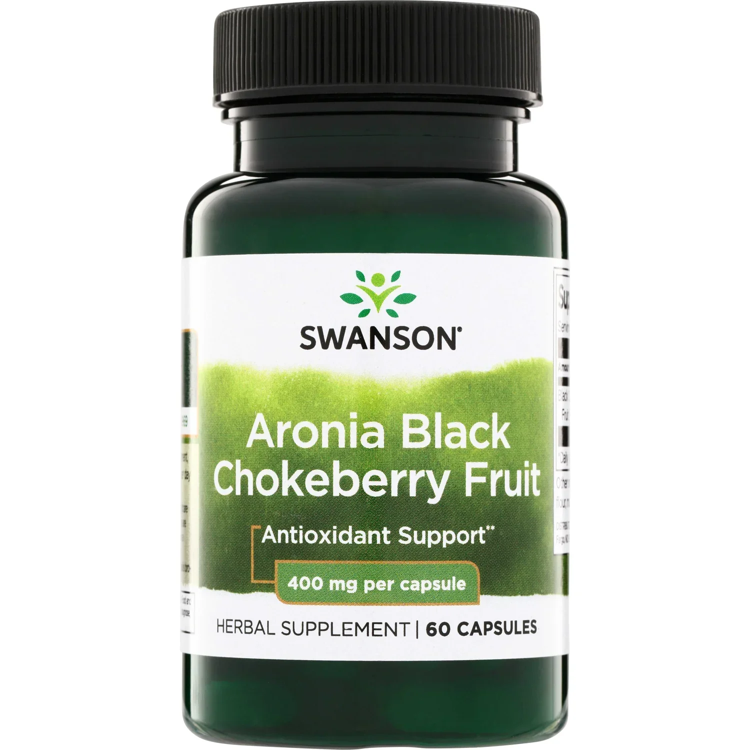 Swanson Aronia Black Chokeberry Fruit, 400mg