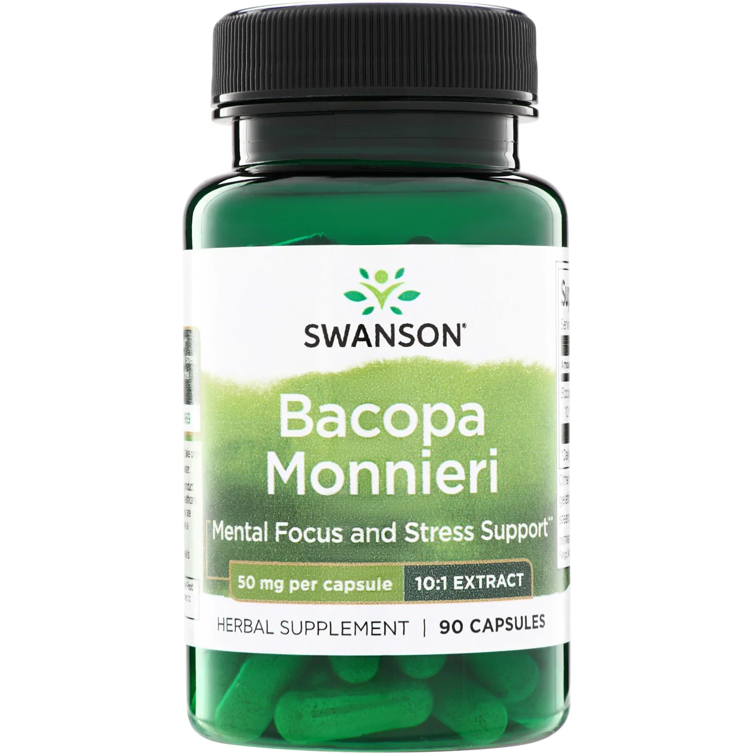 Swanson Bacopa Monnieri 10:1 Extract, 50mg