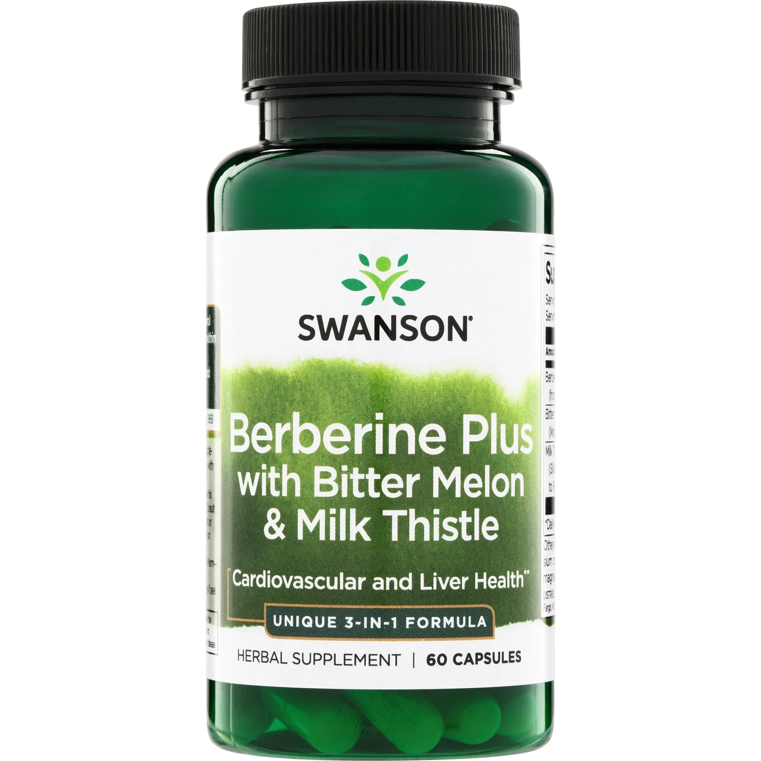 Swanson Berberine Plus with Bitter Melon & Milk Thistle