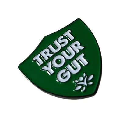 Swanson Swanson Trust Your Gut Pin, Green