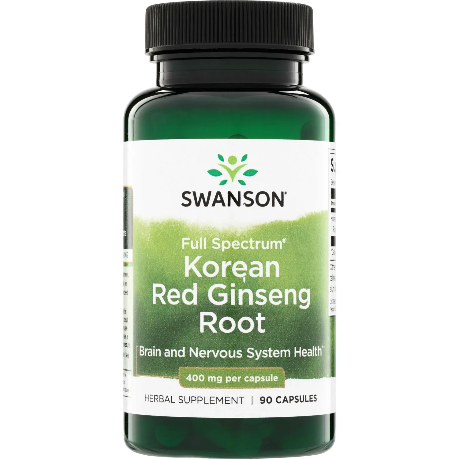 Swanson Full Spectrum Korean Red Ginseng Root, 400mg