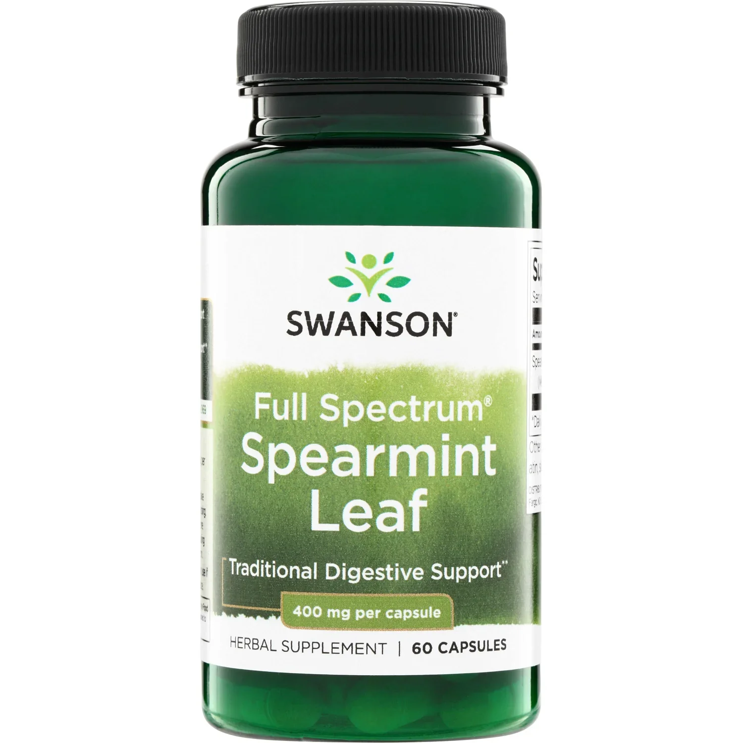 Swanson Full Spectrum Spearmint Leaf, 400mg