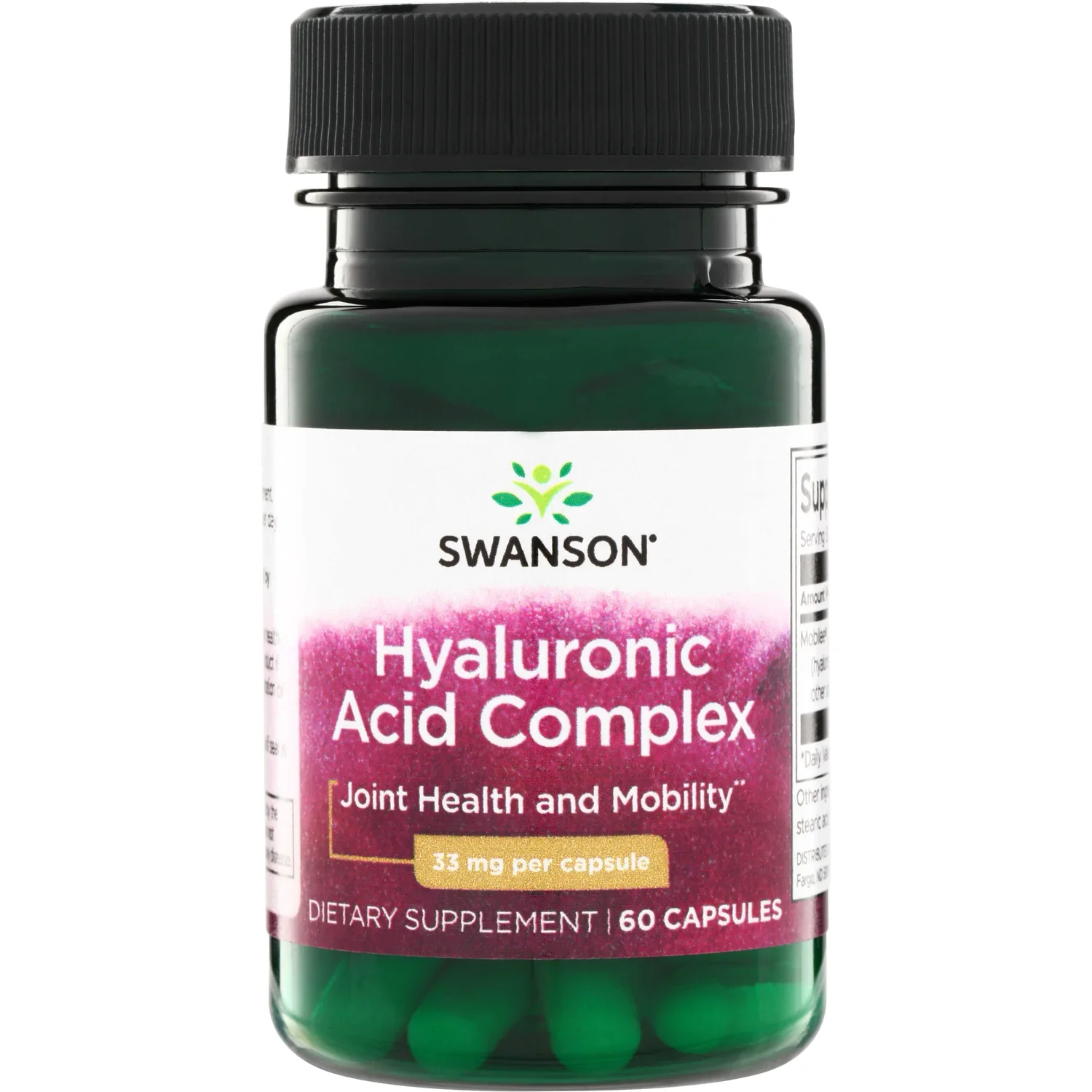 Swanson Hyaluronic Acid Complex, 33mg