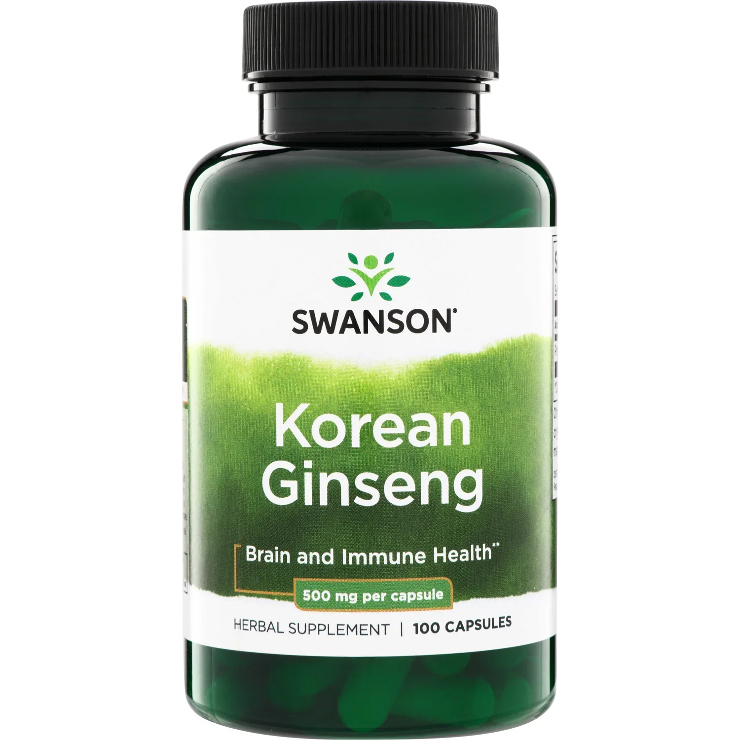 Swanson Korean Ginseng, 500mg
