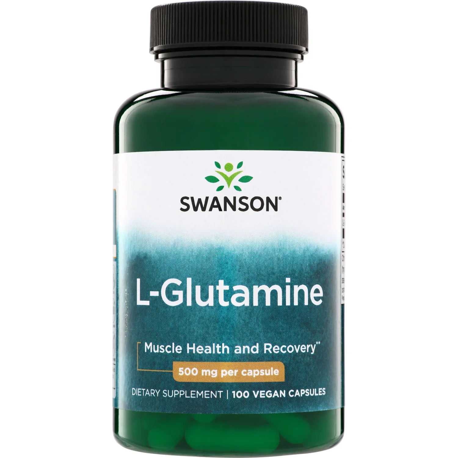 Swanson L-Glutamine, 500mg