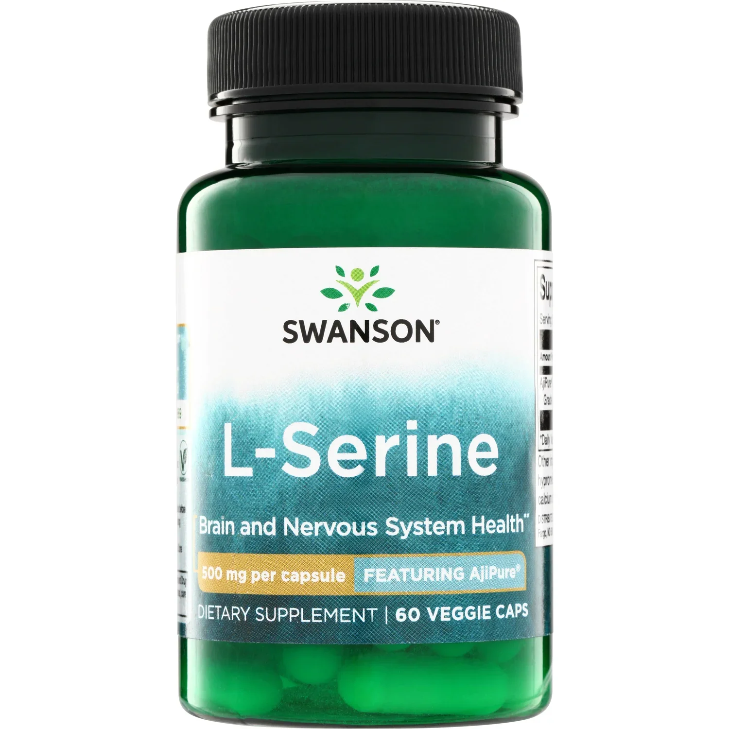 Swanson L-Serine, 500mg