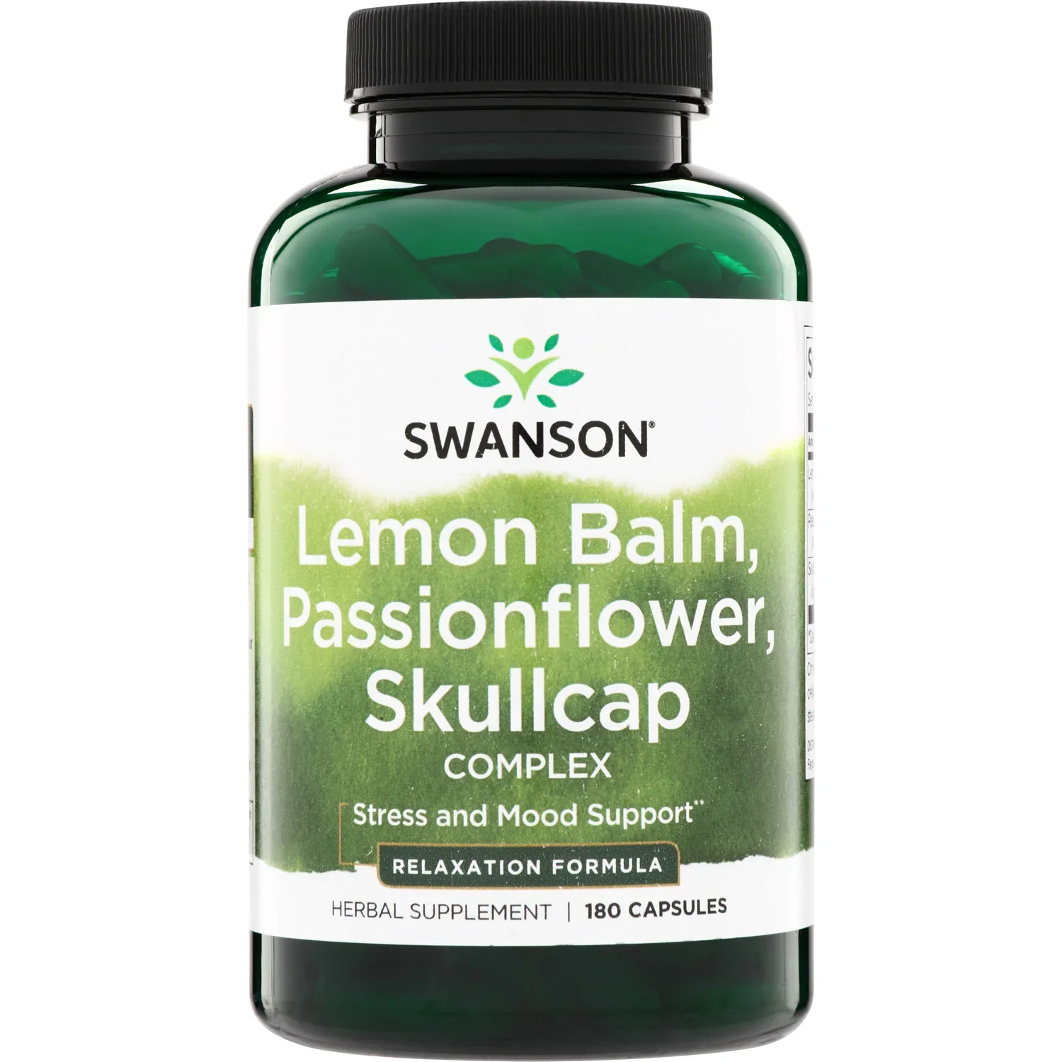 Swanson Lemon Balm, Passionflower, Skullcap Complex