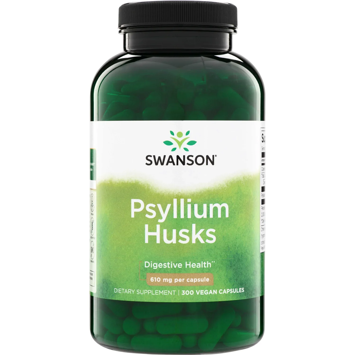 Swanson Psyllium Husks - 610mg