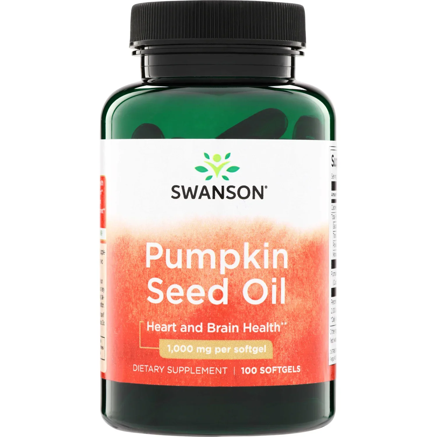 Swanson Pumpkin Seed Oil, 1000mg