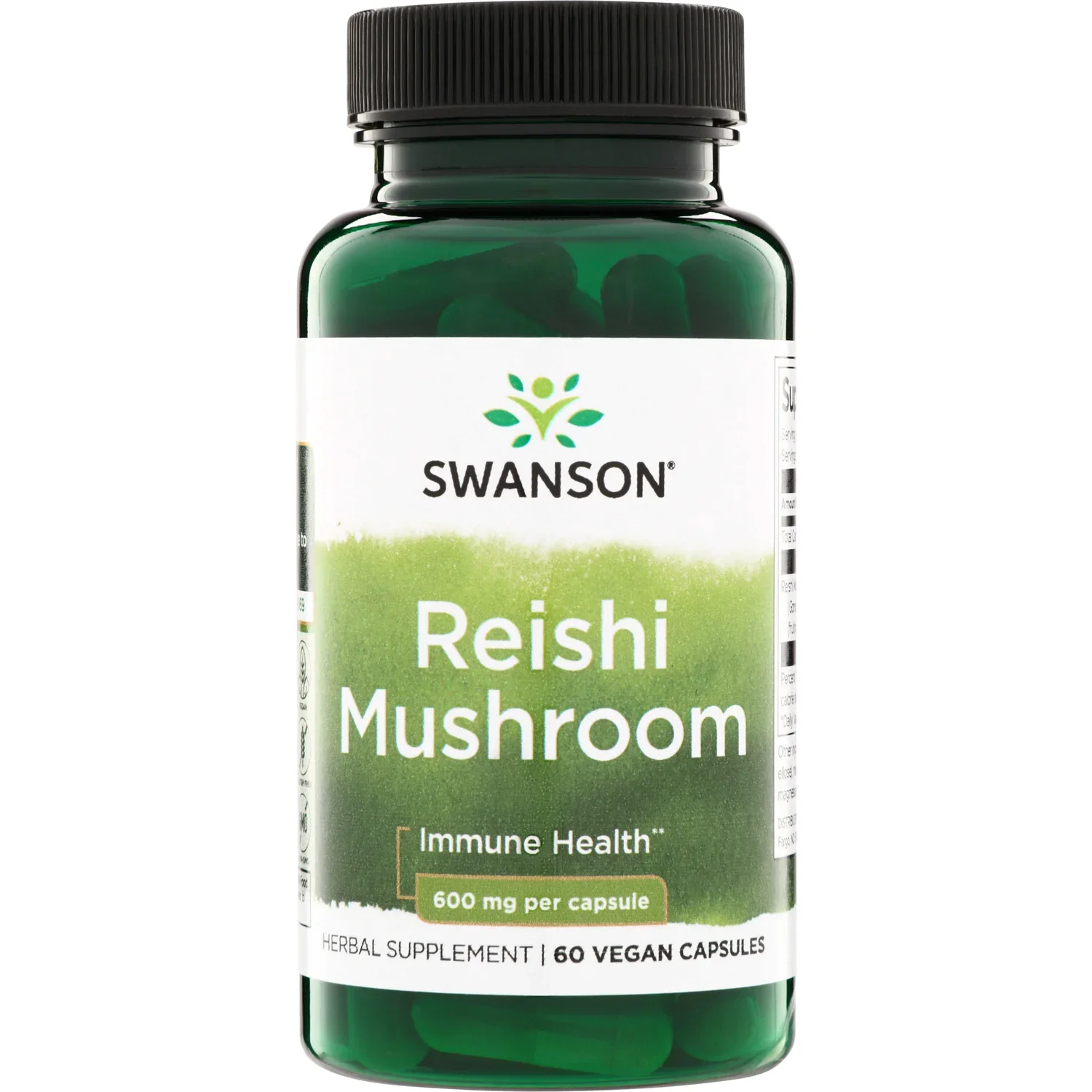 Swanson Reishi Mushroom, 600mg