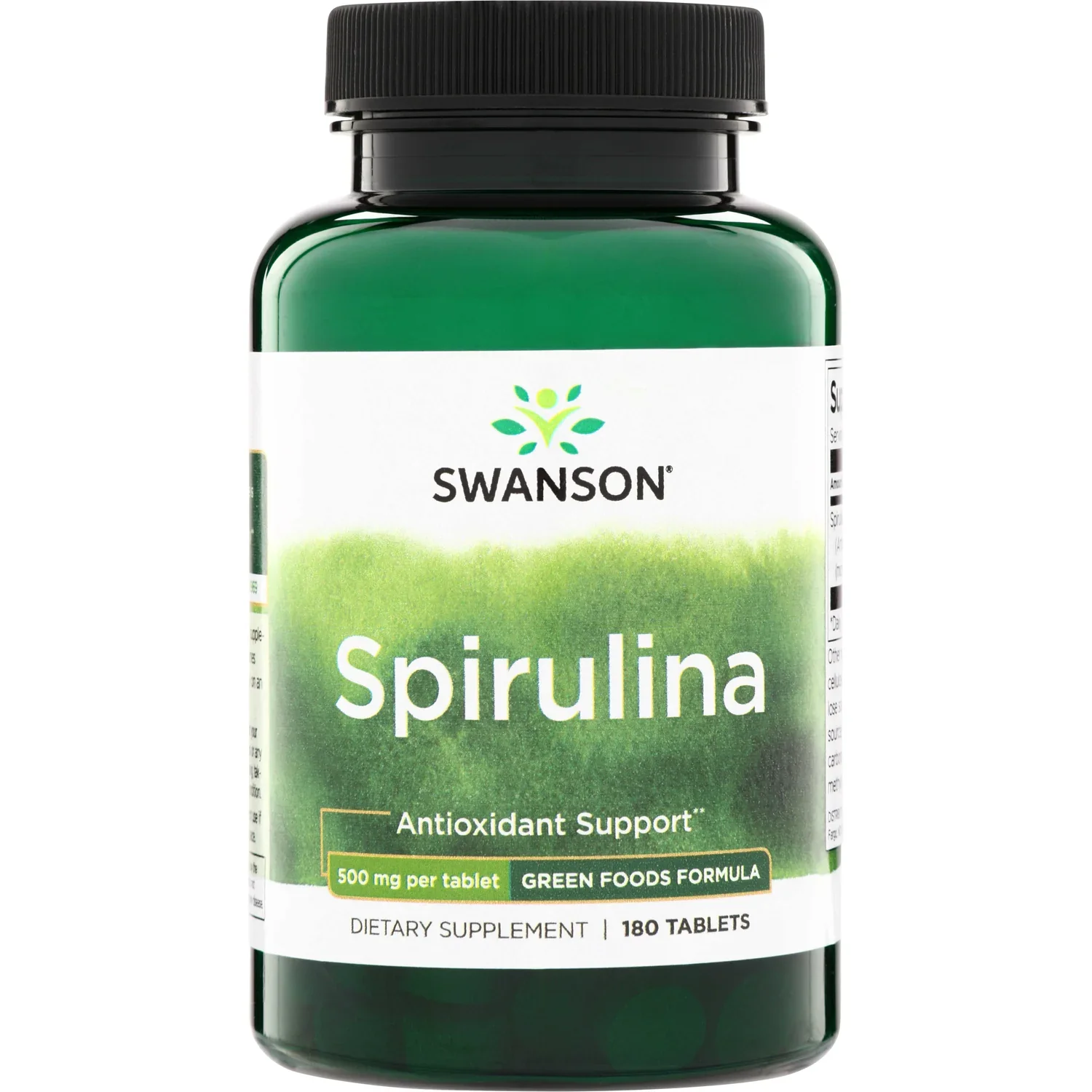 Swanson Spirulina, 500mg