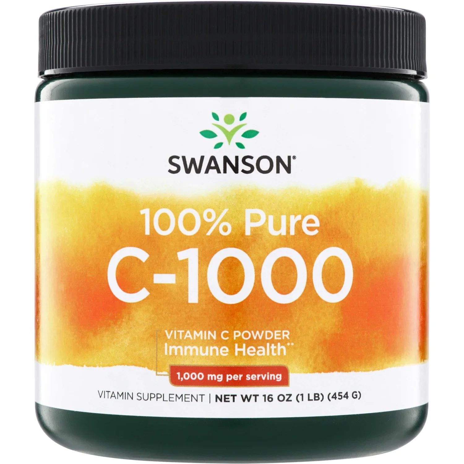 Swanson Vitamin C Powder, 100% Pure