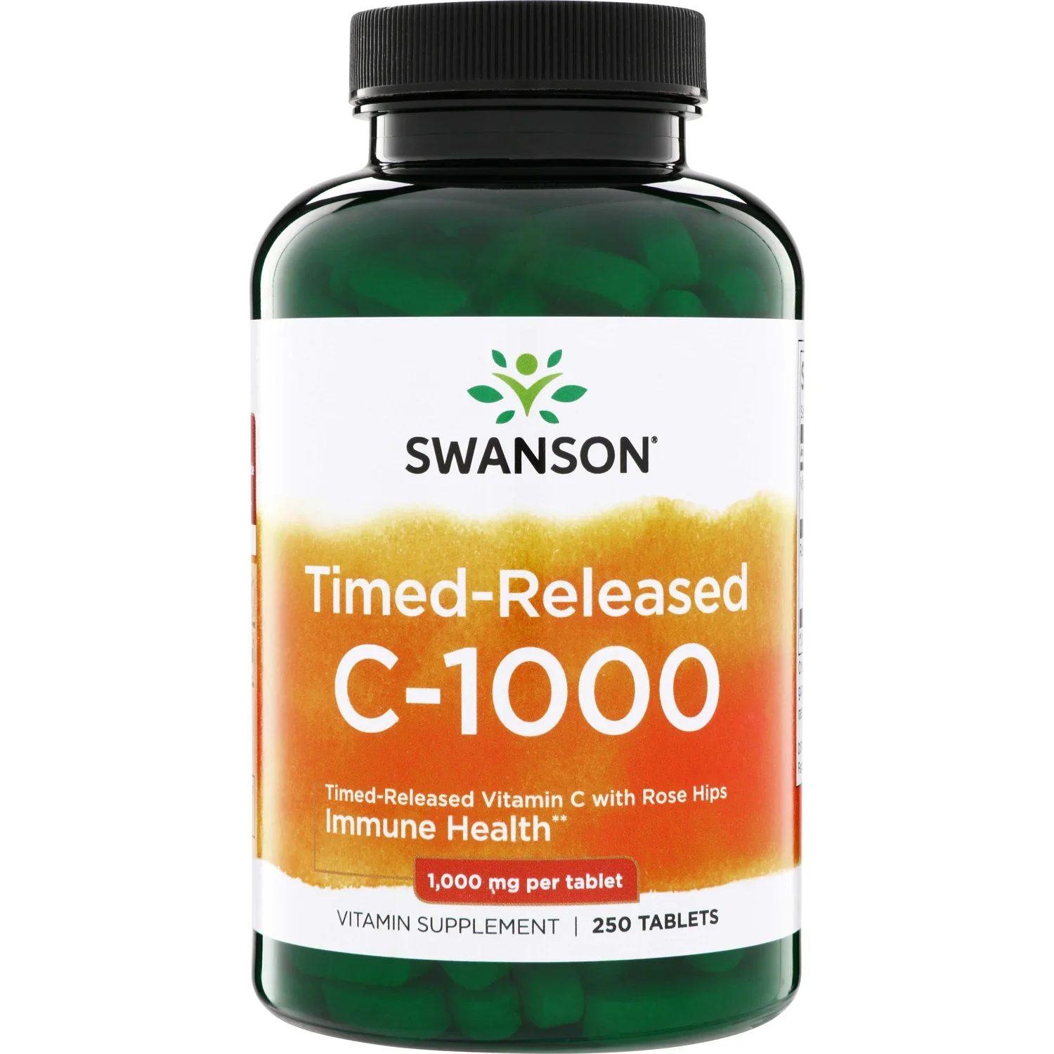 Swanson Vitamin C with Rose Hips Extract - Timed-Release, 1000mg
