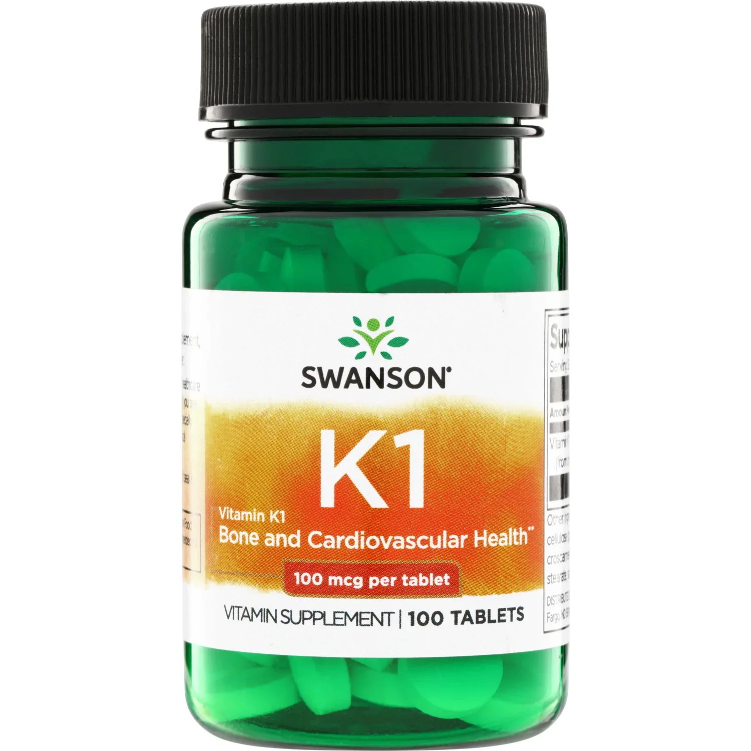 Swanson Vitamin K1, 100mcg