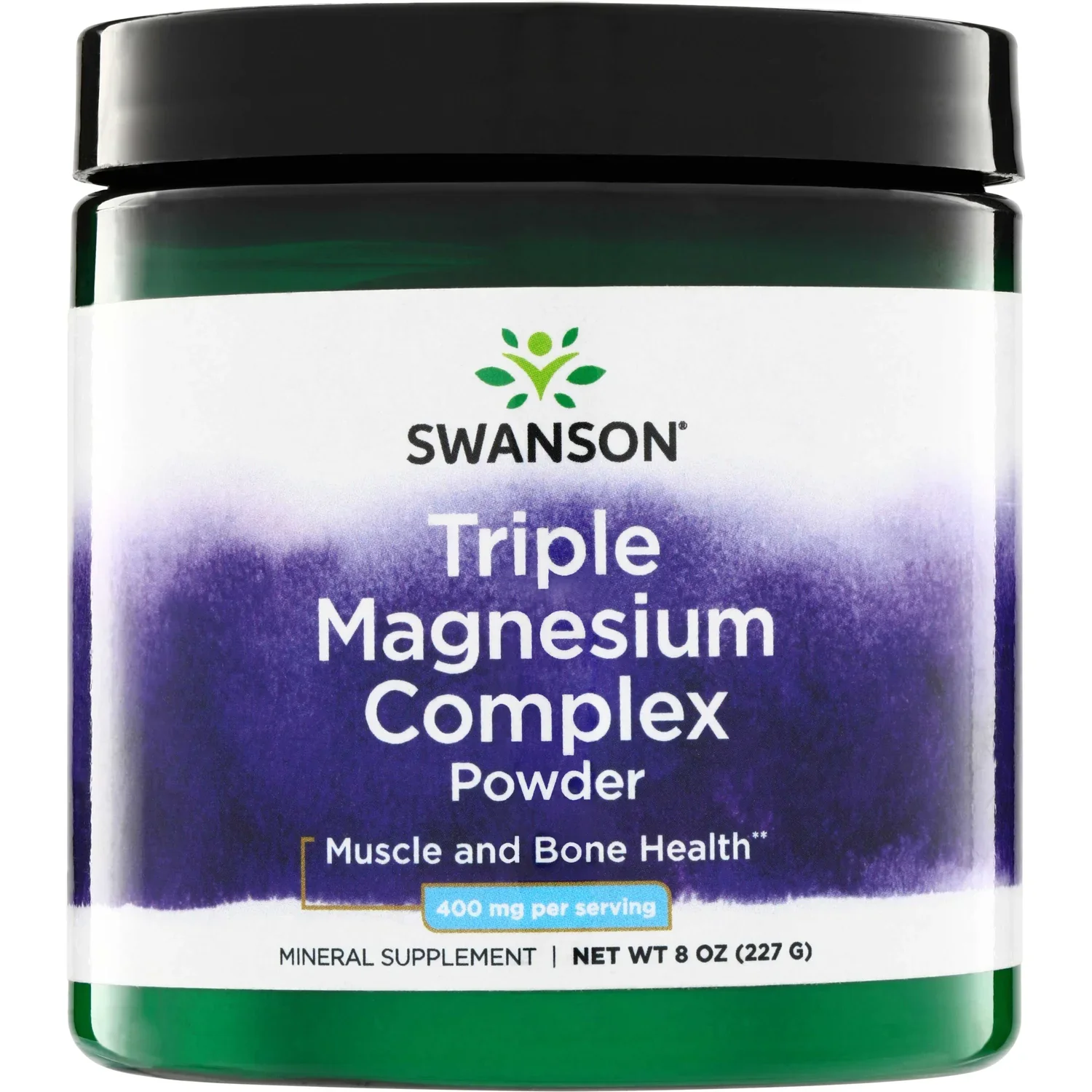 Swanson Triple Magnesium Complex Powder, 400mg