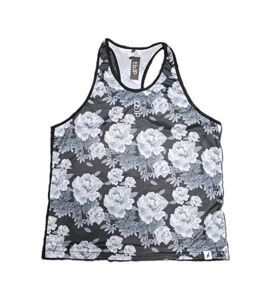 Trained by JP TBJP Tank Top, Flowers Blue