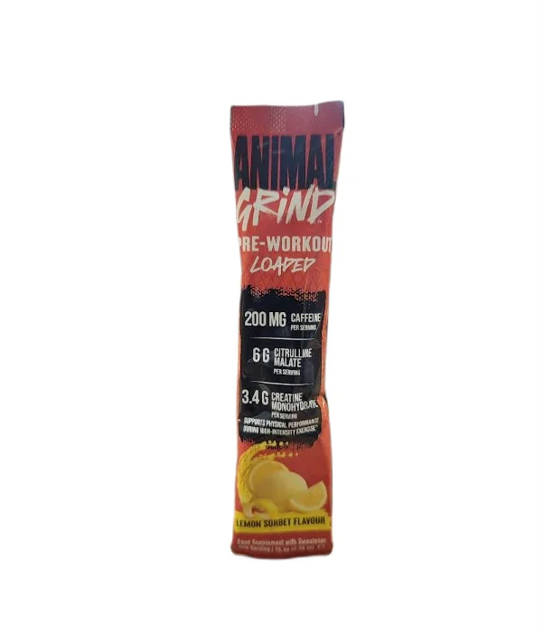 Universal Nutrition Animal Grind Pre-Workout Loaded, Lemon Sorbet